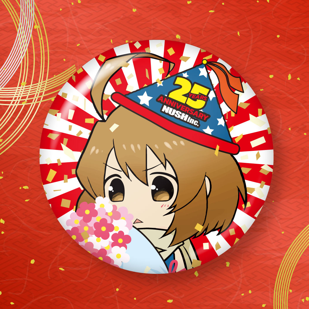 なっちゅの2023年4月の缶バッジデザイン