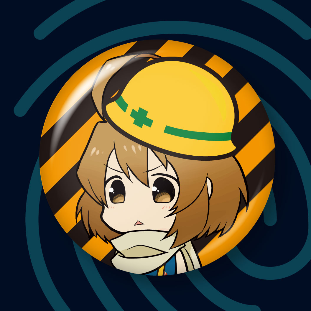 なっちゅの2023年5月の缶バッジデザイン