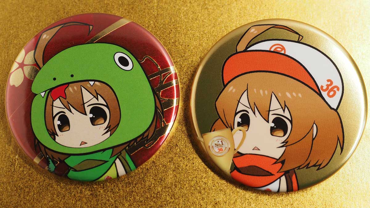 メタリックとオンデマンド箔の金比較