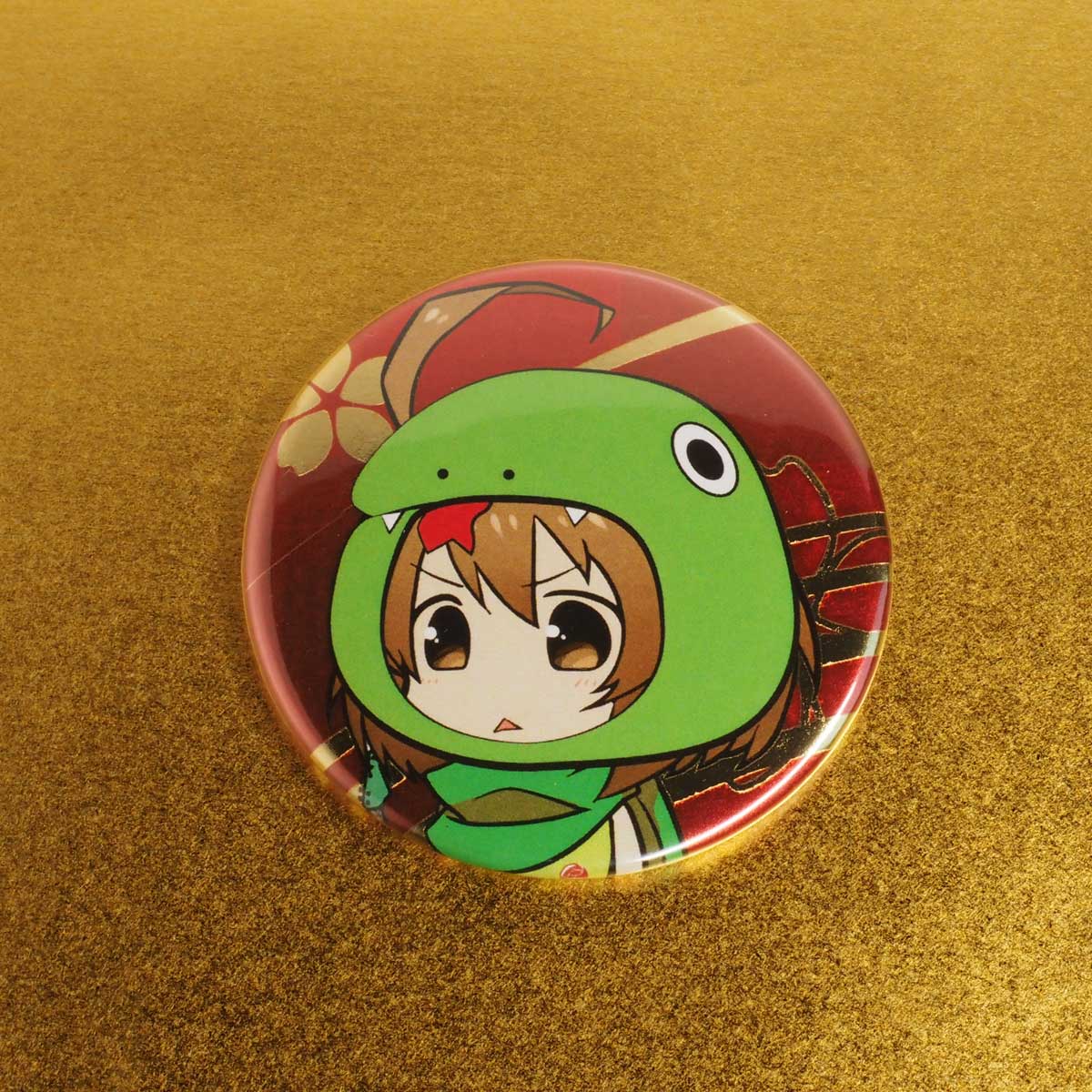 オンデマンド箔の缶バッジ