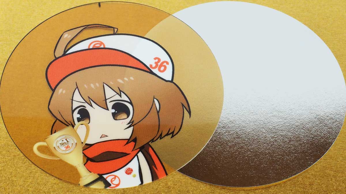 メタリック缶バッジの説明
