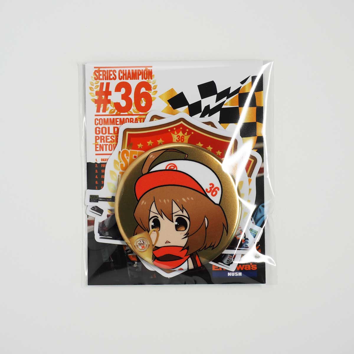メタリック缶バッジの説明