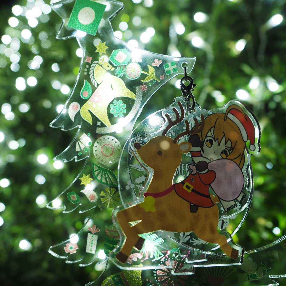 ゆらゆらアクリルスタンドのイルミネーション