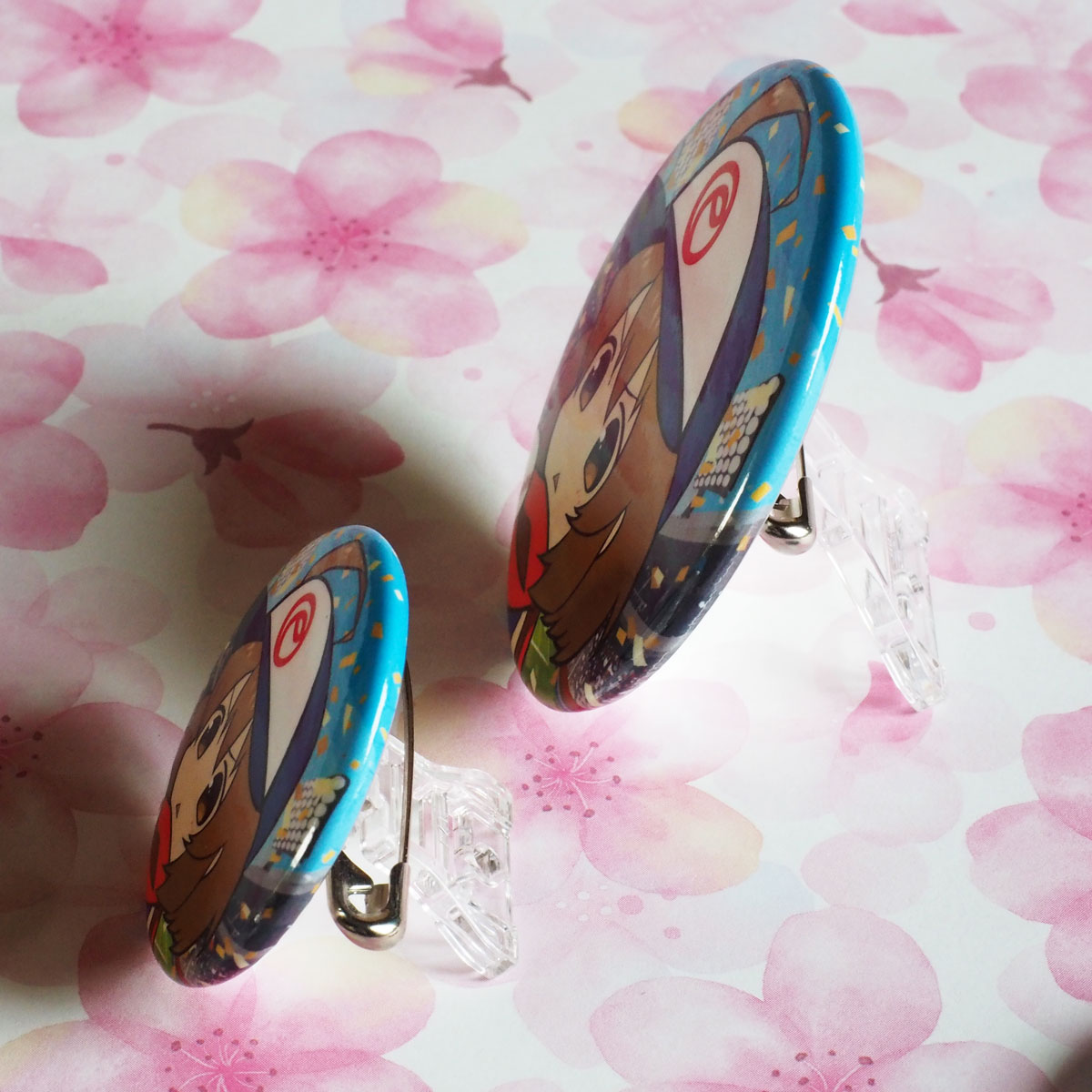 円型38mm缶バッジ-スタンド