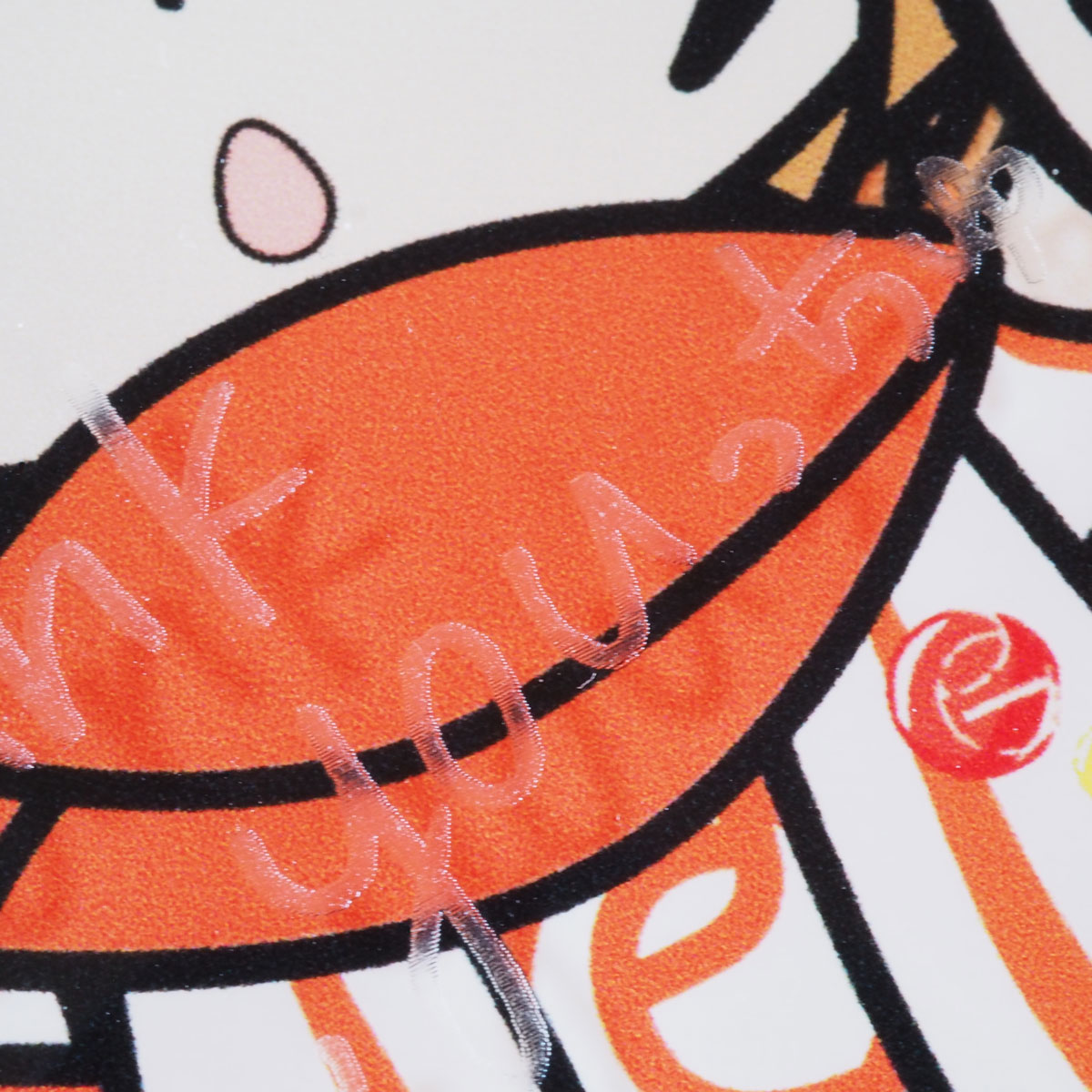 アクスタカード、レーザー彫刻