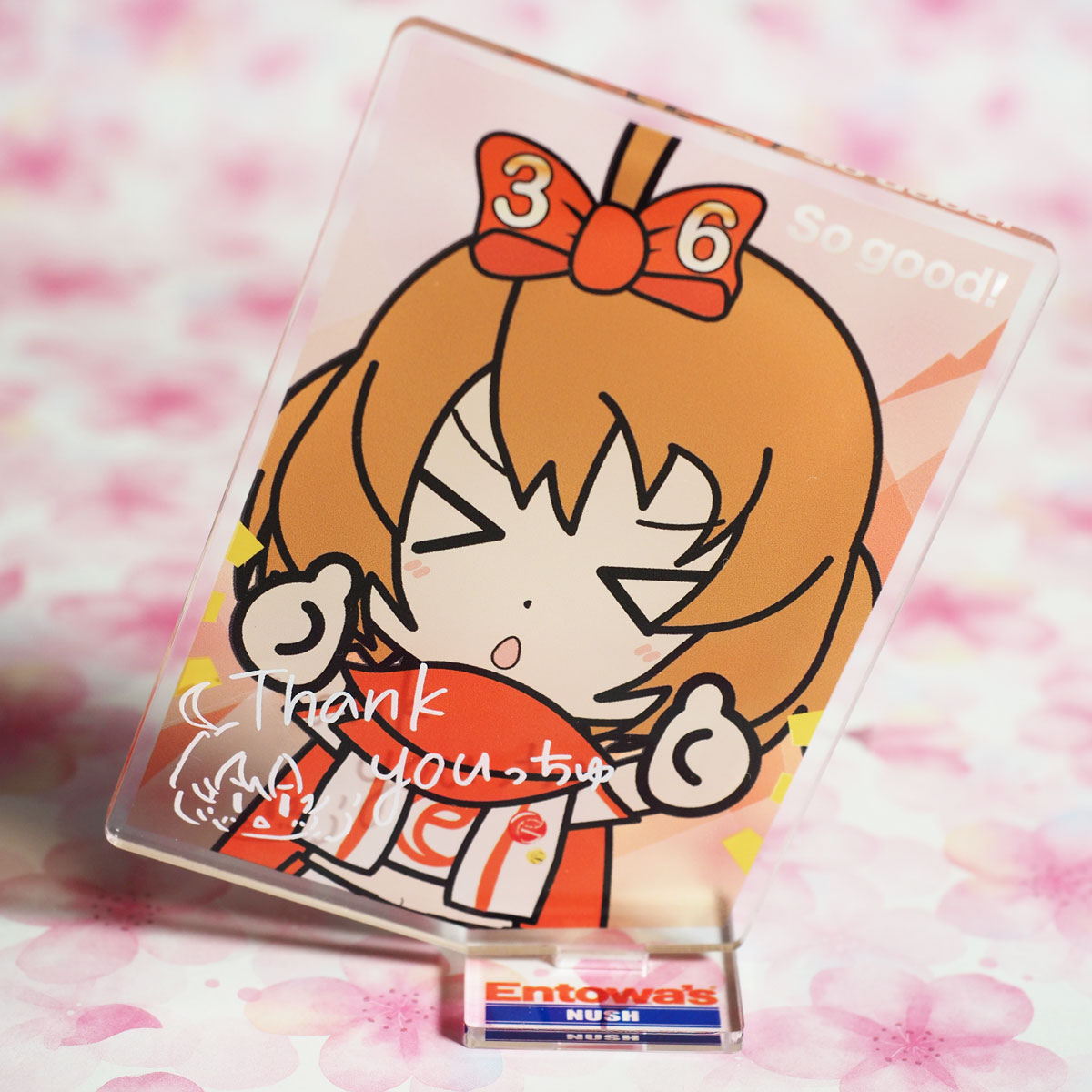 アクスタカード、表面印刷