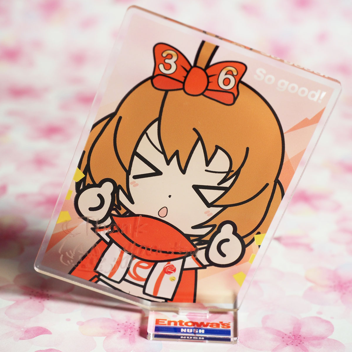 アクスタカード、レーザー彫刻