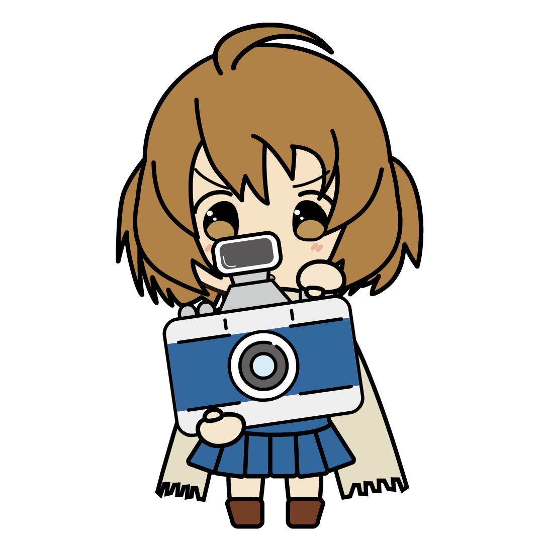 写真撮影アニメ