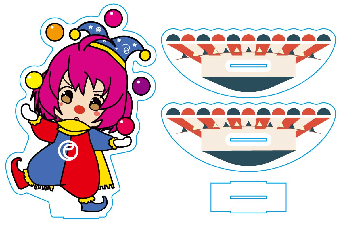 びっくゆらゆらアクスタの組み立て用パーツ一覧