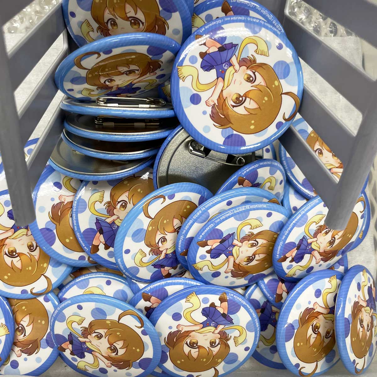 缶バッジ製造完了