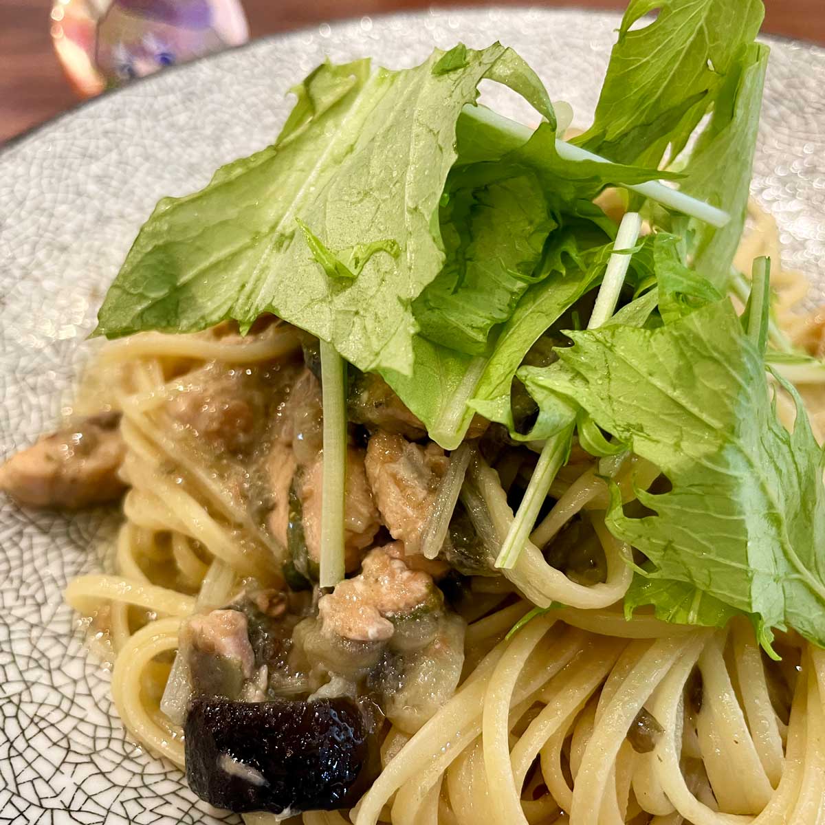 ホテルクエストのパスタ