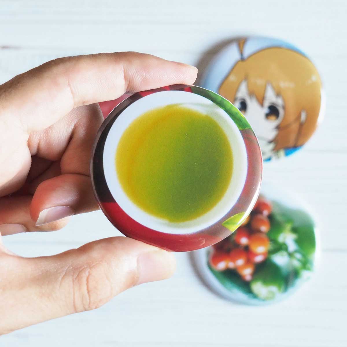 飯テロ缶バッジ