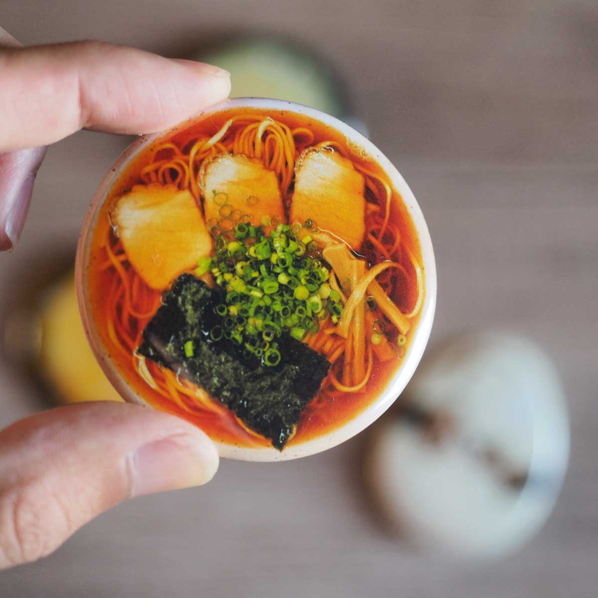 飯テロ缶バッジ