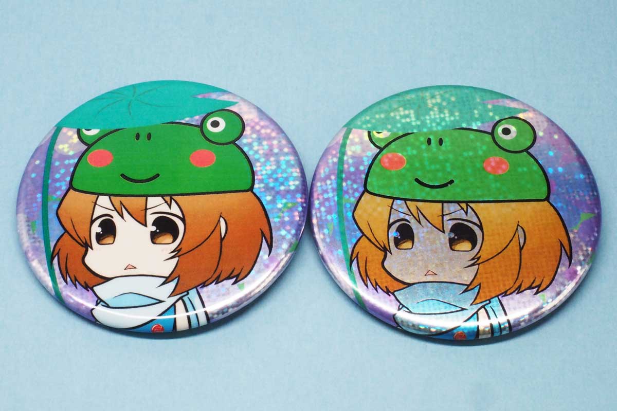 サンド-ホログラム缶バッジ