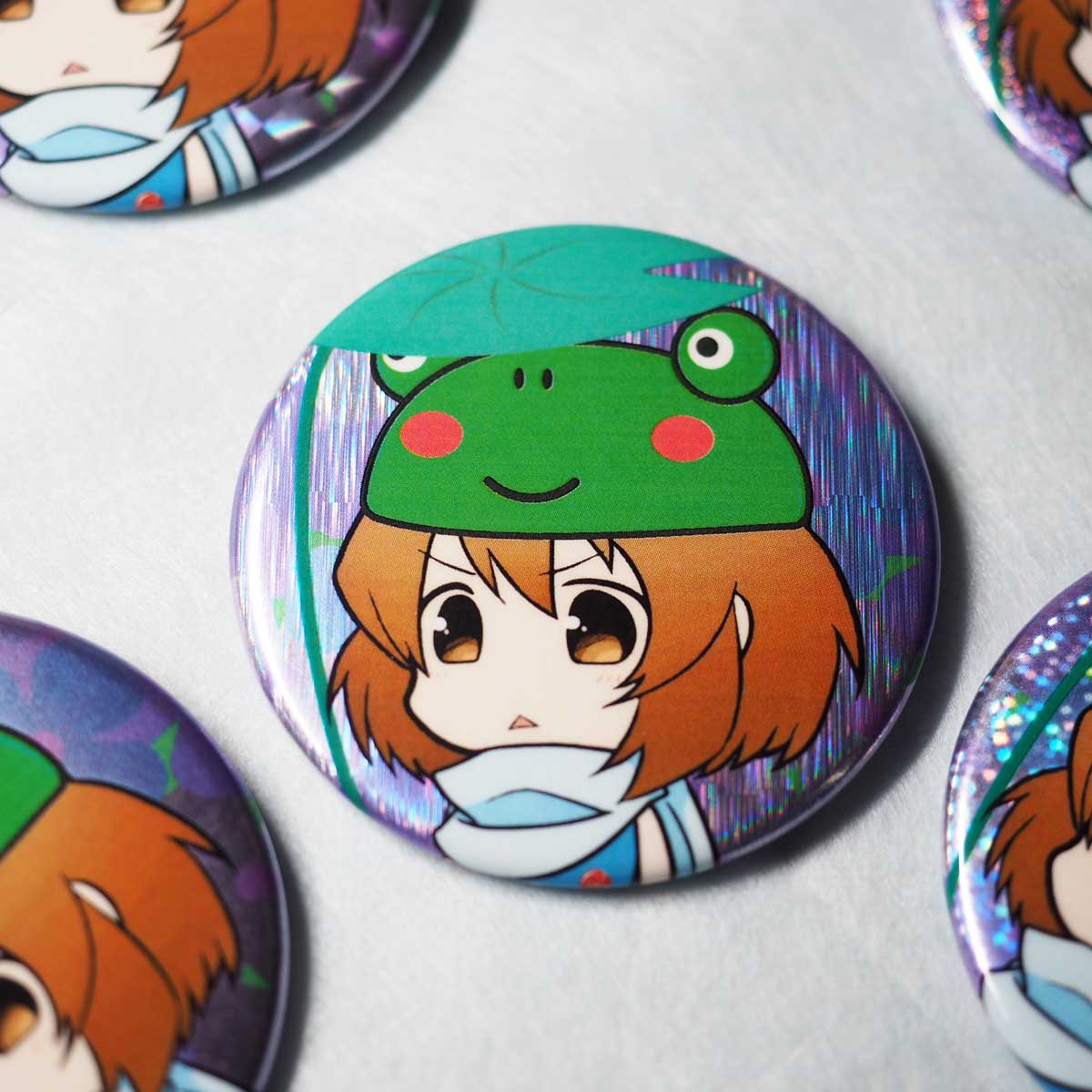 ホログラム缶バッジ