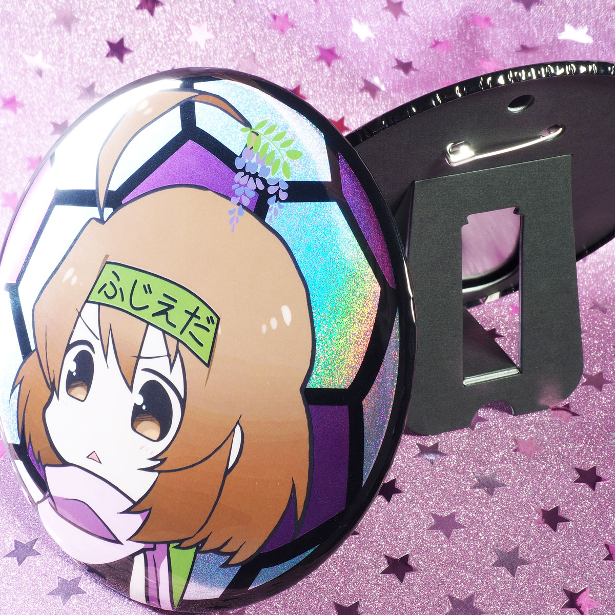 円型150ミリ缶バッジ