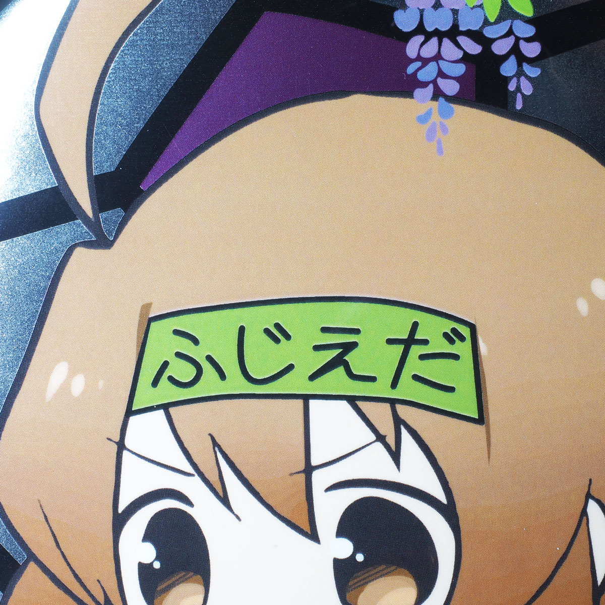 「メタリック」円型150ミリ缶バッジ