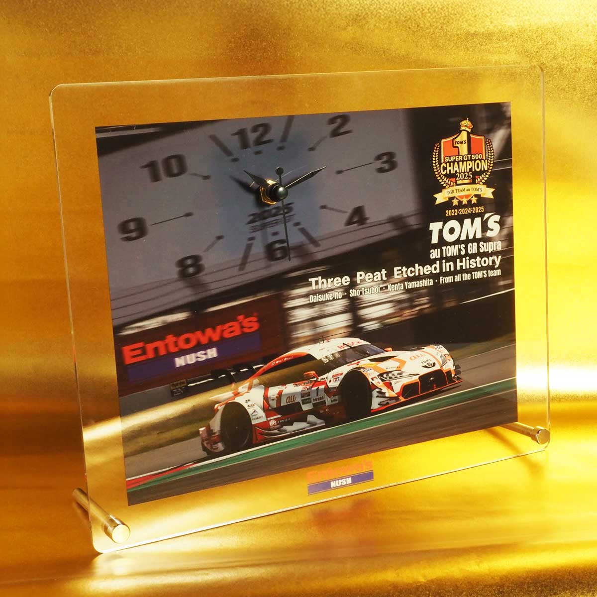 シリーズ優勝グッズ-アクリル時計