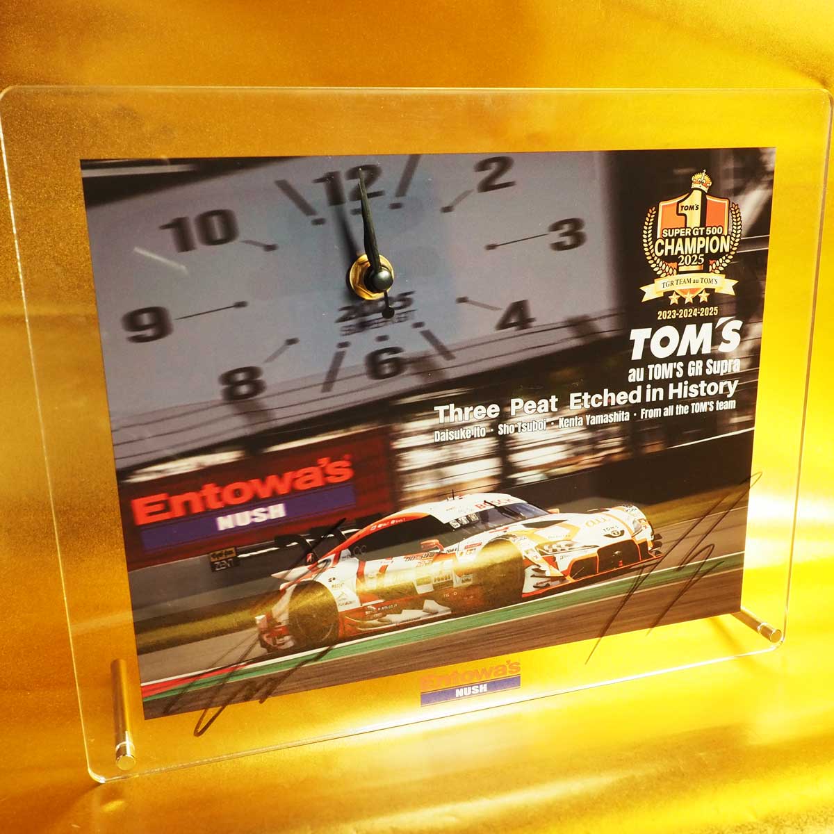 シリーズ優勝グッズ-アクリル時計