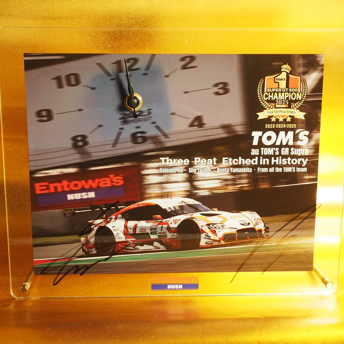 シリーズ優勝グッズ-アクリル時計