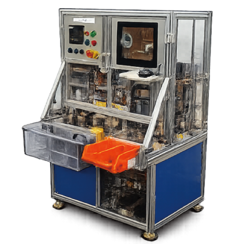 缶バッジ自動製造機