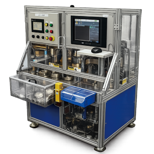 缶バッジ自動製造機