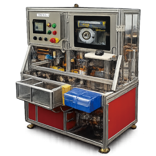 缶バッジ自動製造機