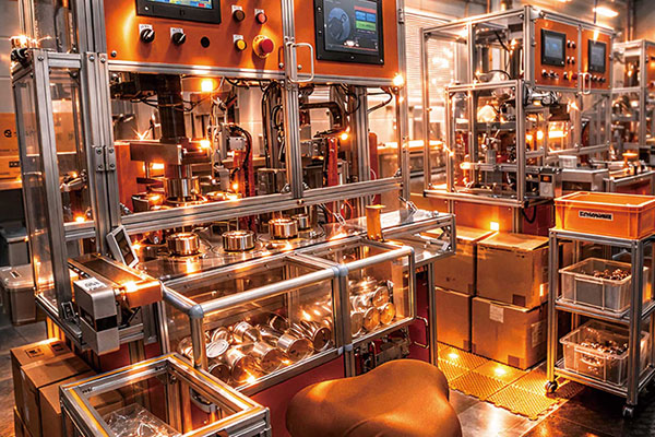 缶バッジ自動製造機